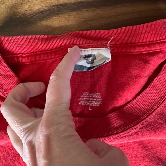 Wisconsin Badgers Football Fight Song Graphic Tee size Large - Picture 3 of 3